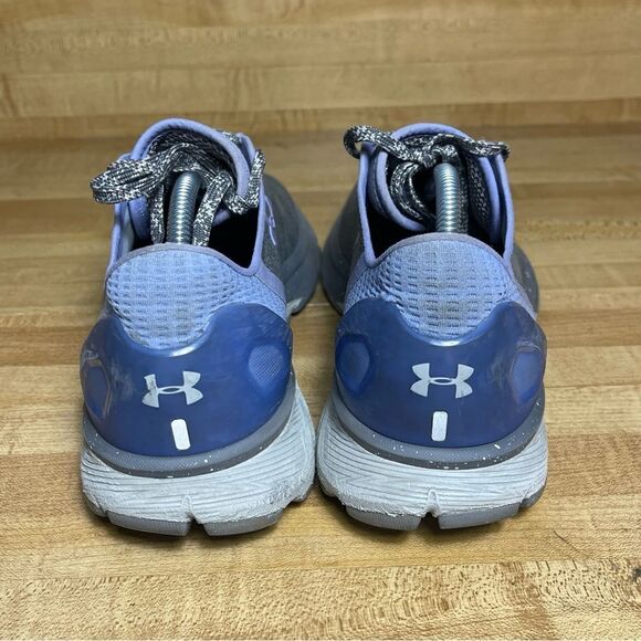 Under Armour Women Size 9.5 Charged I Will Run Fast blue Lace Up Running Shoes - Picture 5 of 8